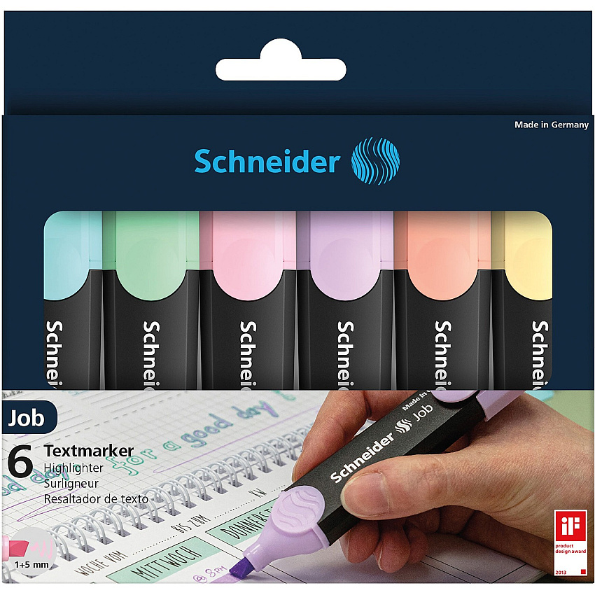 Schneider Job Pastel Highlighters (RED115097)