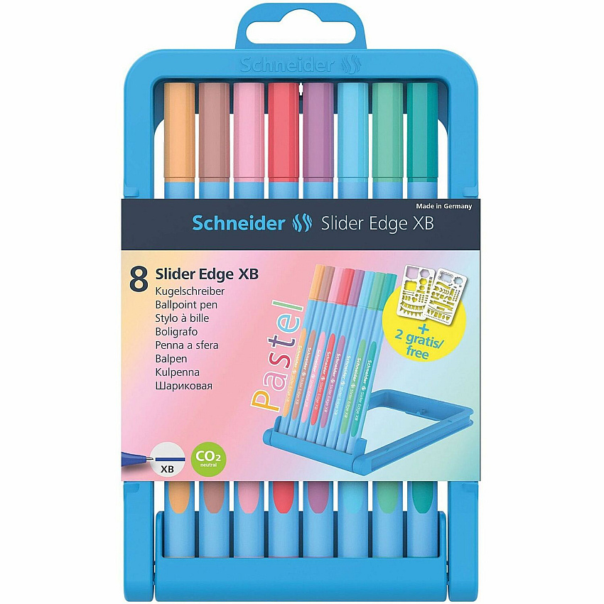 Schneider Slider Edge Pastel XB Ballpoint Pens (RED152289)