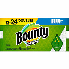 Bounty Select-A-Size Paper Towels - 12 Double Roll = 24 Regular (PGC06130)