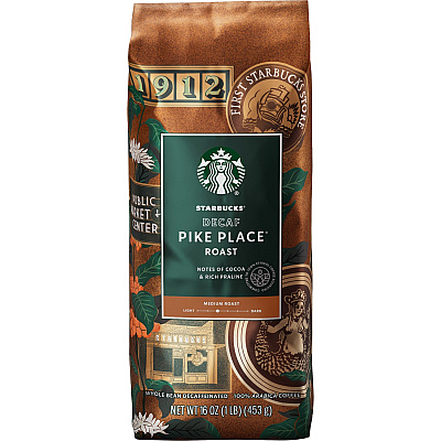Starbucks Pike Place Decaf Whole Bean Coffee (SBK12540222CT)
