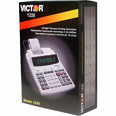 Victor 12-Digit Thermal Printing Calculator (VCT1226)