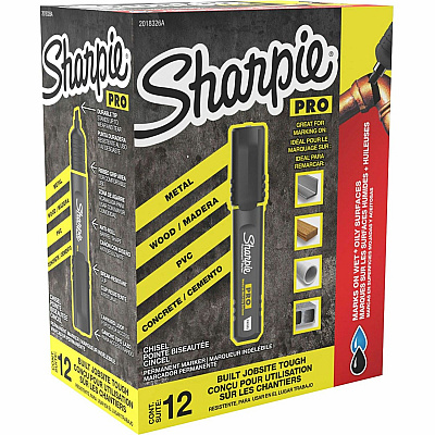 Sharpie PRO Chisel Tip Permanent Markers (SAN2018326A)
