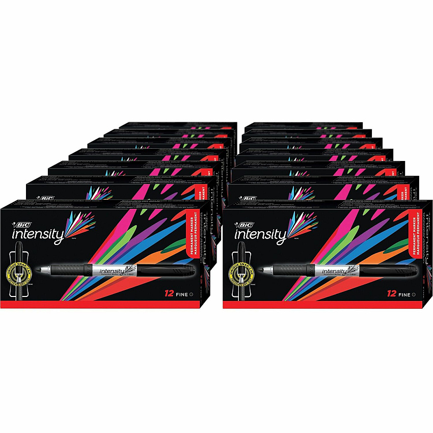 BIC Mark-it Fine Point Permanent Markers (BICGPM11BKCT)