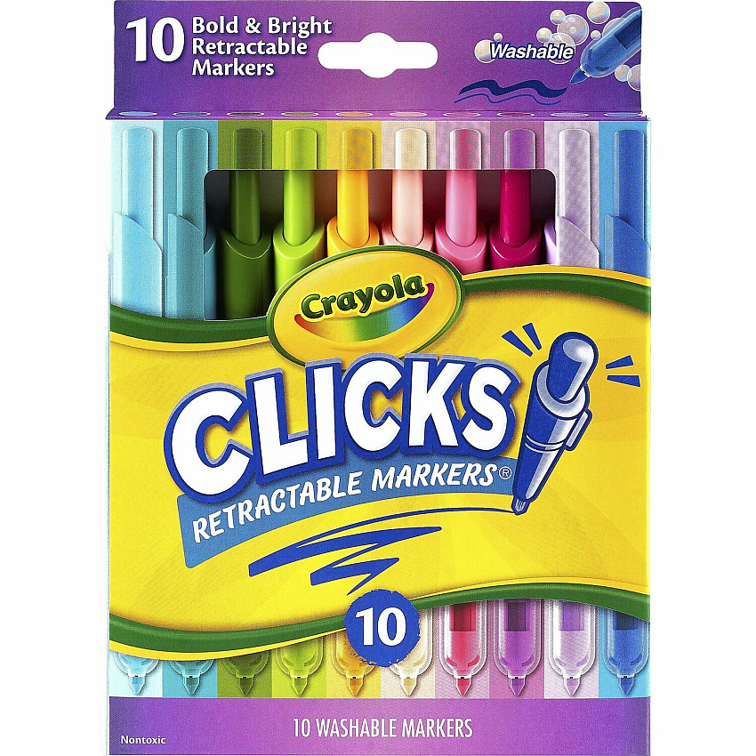 Crayola Clicks Retractable Markers (CYO588373)