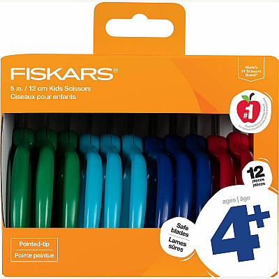Fiskars 5" Pointed-tip Kids Scissors (FSK1067002)