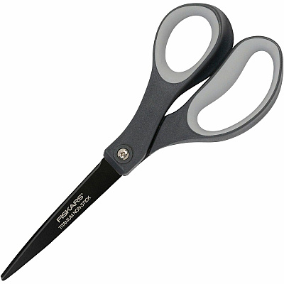 Fiskars Non-stick Titanium Soft Grip Scissors (FSK1067268)