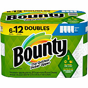 Bounty Select-A-Size Paper Towels - 6 Double Rolls = 12 Regular (PGC05825)