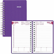 Brownline DuraFlex Daily Appointment Planner (CB634VPUR)