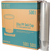 BluTable 32 oz Round Deli Tub Containers (RMLPPDEL32)