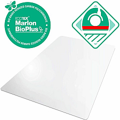 Cleartex Marlon BioPlus Floortex Ecotex BioPlus Eco Friendly Carbon Neutral Polycarbonate Chair Mat for Hard Floors - 35" x 47" (FLRNCCMFLBS0002)