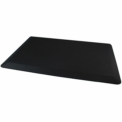 Floortex Black Standing Comfort Mat - 16" x 24" (CC1624BLK)