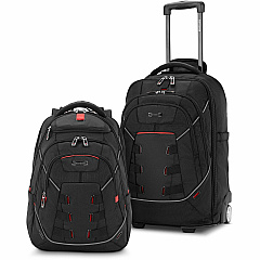 Samsonite Tectonic Nutech Carrying Case Rugged (Backpack) for 11" to 15.6" Notebook, Tablet, Water Bottle, Umbrella - Black (SML1450901041)