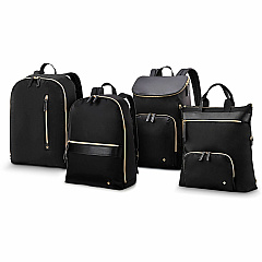 Samsonite Carrying Case (Backpack) for 14.1" Notebook, Tablet, Water Bottle, Umbrella, Accessories - Black (SML1443191041)