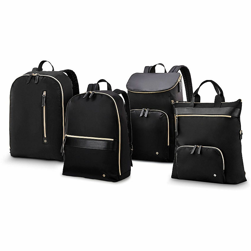Samsonite Carrying Case (Backpack) for 14.1" Notebook, Tablet, Water Bottle, Umbrella, Accessories - Black (SML1443191041)