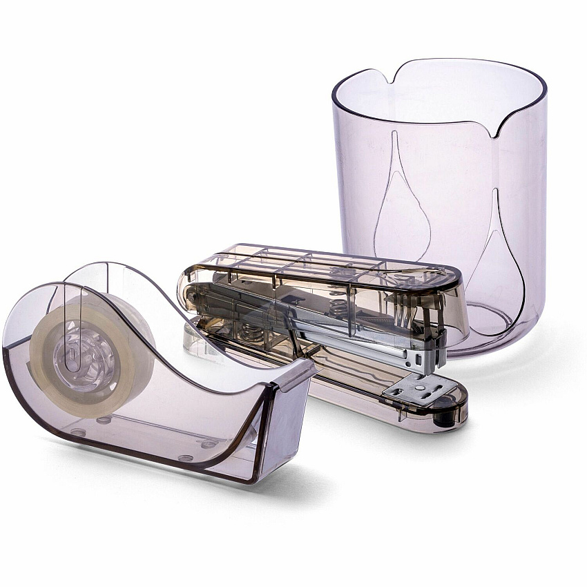 Officemate Recycled 3-Piece Desktop Organizer Set (OIC97712)