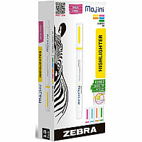 Zebra Mojini Single Ended Highlighters (ZEB70200)