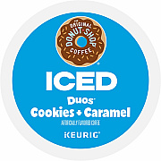The Original Donut Shop K-Cup Iced Duos Cookies and Caramel Coffee (GMT9881)