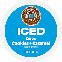The Original Donut Shop K-Cup Iced Duos Cookies and Caramel Coffee (GMT9881)