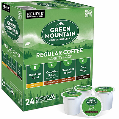 Green Mountain Coffee Roasters K-Cup Regular Coffee Variety Pack (GMT9974)