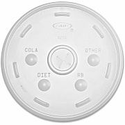 Dart Translucent Slotted Lids (DCC32SL1)