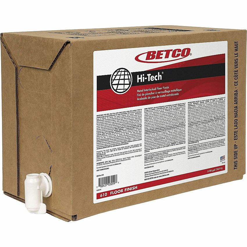 Betco Hi-Tech Metal Interlocked Floor Finish (BET610B500)