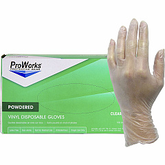 ProWorks Vinyl Powdered Industrial Gloves (HOSGLV103PS)