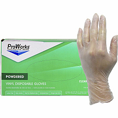 ProWorks Vinyl Powdered Industrial Gloves (HOSGLV103PM)