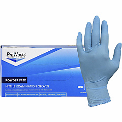 ProWorks NPF Nitrile Powder Free Exam Gloves (HOSGLN106FL)