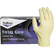 ProWorks Total Grip Latex Powder Free Exam Gloves (HOSGLL165FM)