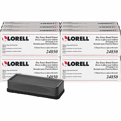 Lorell Dry-Erase Board Erasers (LLR24850BX)