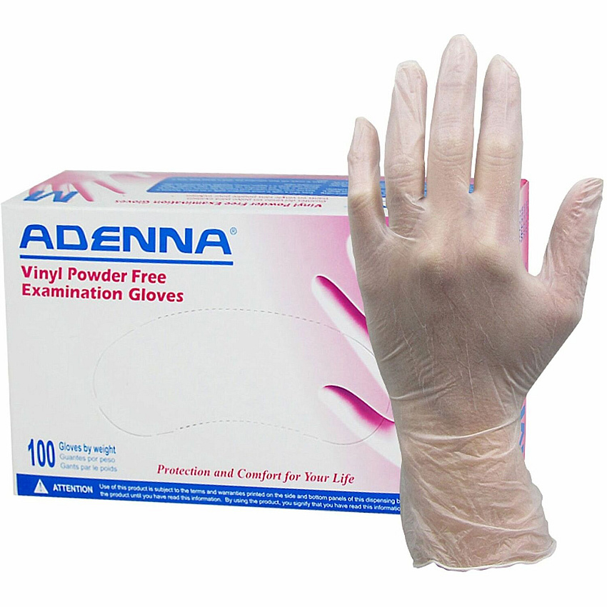 Adenna Vinyl Powder Free Exam Gloves (HOSVPF238)