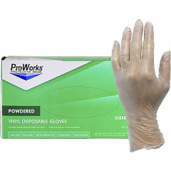 ProWorks Vinyl Powdered Industrial Gloves (HOSGLV103PX)