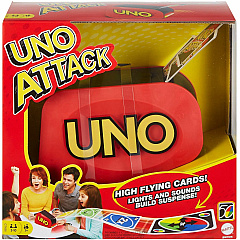 Mattel UNO Attack Card Game , Family Game For Kids And Adults, Card Blaster (MTTGTX66)