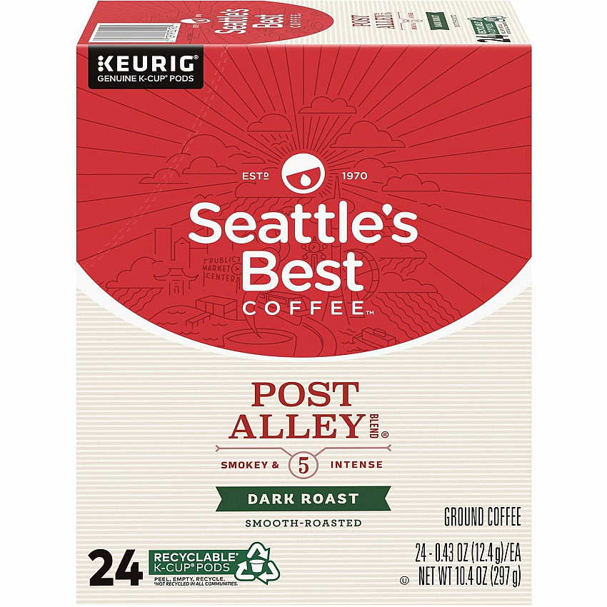 Seattle's Best K-Cup Post Alley Blend Coffee (SEA12407884CT)