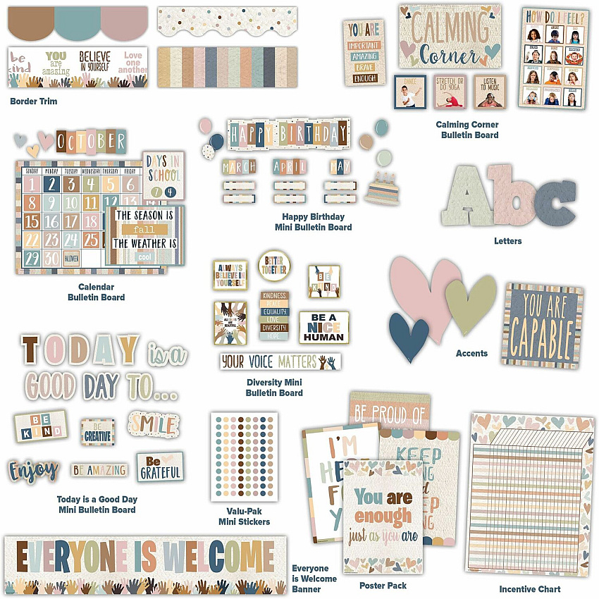 Teacher Created Resources Everyone is Welcome Decor Set (TCR2088692)