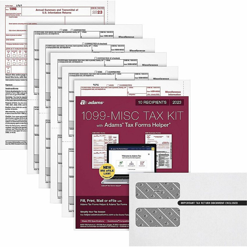 TOPS 1099-MISC Online Tax Kit (TOP22907KIT)
