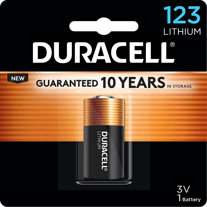 Duracell Lithium Photo Battery (DURDL123AB)