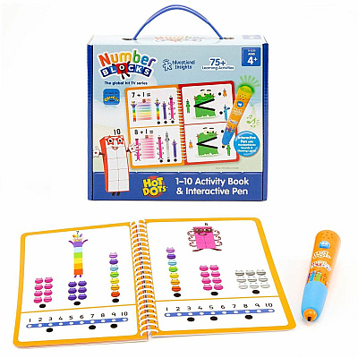 Educational Insights Numberblocks Activity Book Interactive Printed Book (LRN2550)