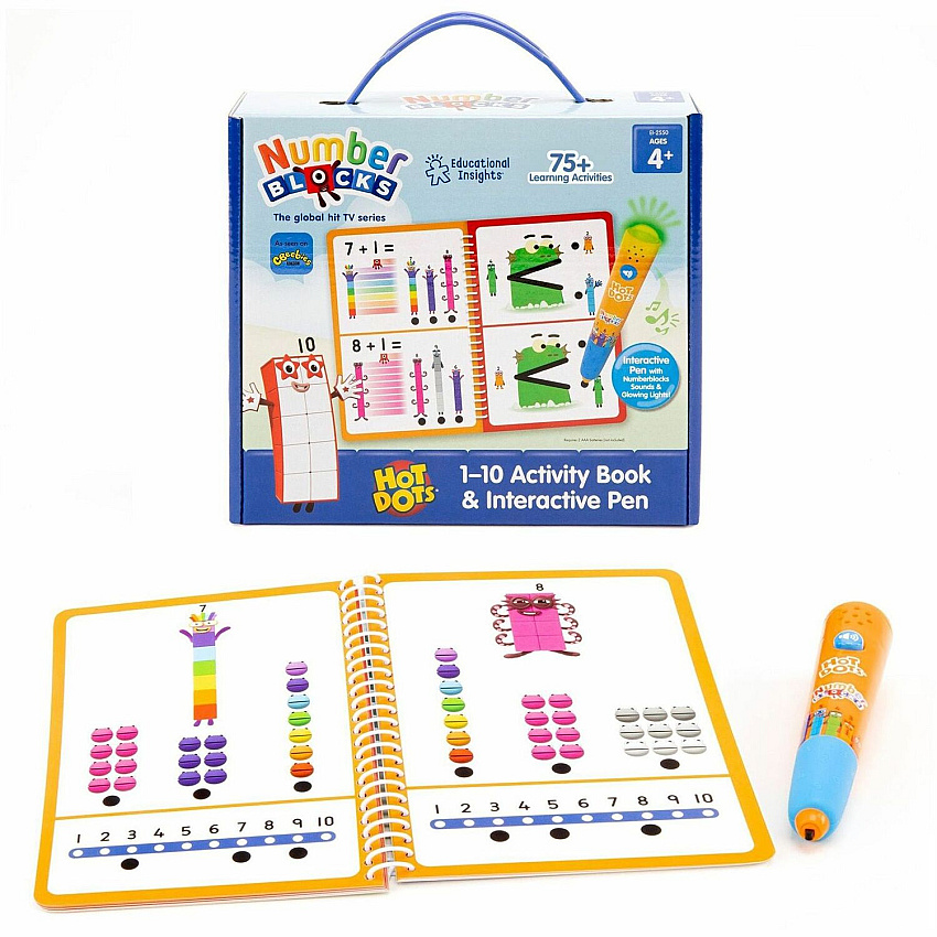 Educational Insights Numberblocks Activity Book Interactive Printed Book (LRN2550)