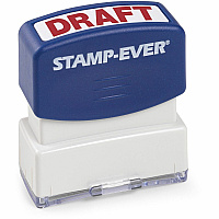 Trodat Stamp-Ever Pre-Inked DRAFT HERE Stamp (TDT5947)