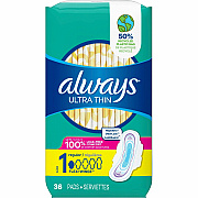 Always Flexi-Wing Ultra Thin Pads (PGC08322)