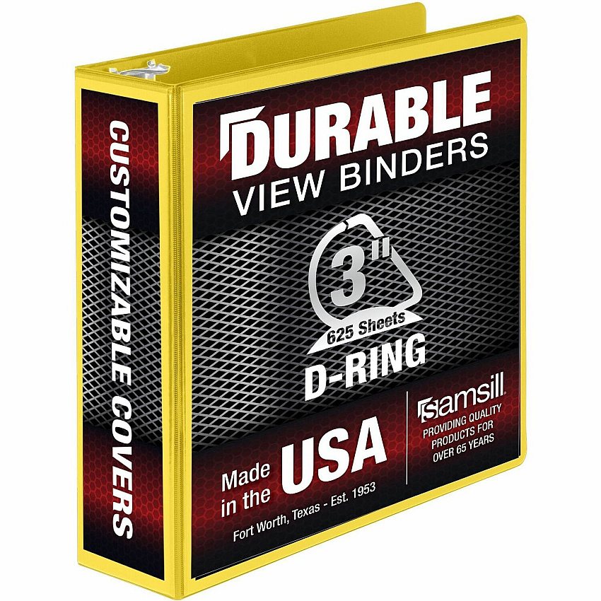 Samsill Durable Three-Ring View Binder (SAM16481)