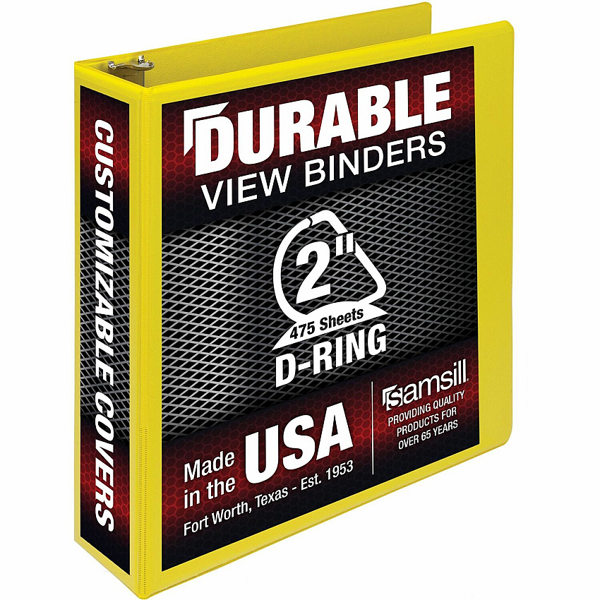 Samsill Durable Three-Ring View Binder (SAM16461)