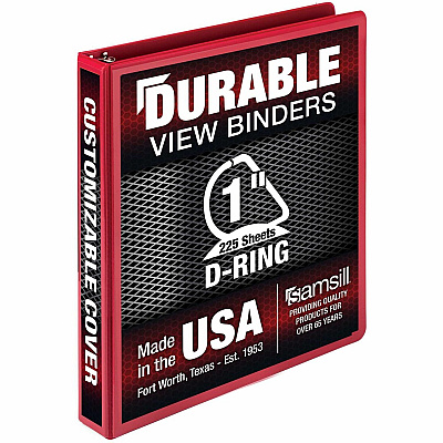 Samsill Durable Three-Ring View Binder (SAM16433)