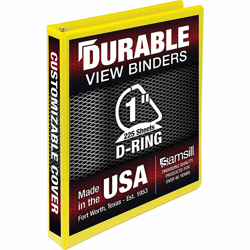 Samsill Durable Three-Ring View Binder (SAM16431)