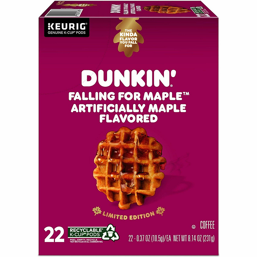 Dunkin Donuts Dunkin Donuts K-Cup Falling for Maple Artificially Maple Flavored Coffee (GMT1478)