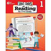 Shell Education 180 Days of Reading for First Grade, 2nd Edition Printed Book (135043)