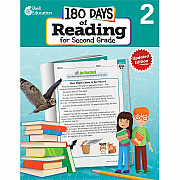Shell Education 180 Days of Reading for Second Grade, 2nd Edition Printed Book (135044)