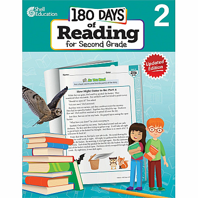 Shell Education 180 Days of Reading for Second Grade, 2nd Edition Printed Book (135044)