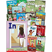 Shell Education Decodable Books Grade PK-K Set 1: 15-Book Set Printed Book (145496)